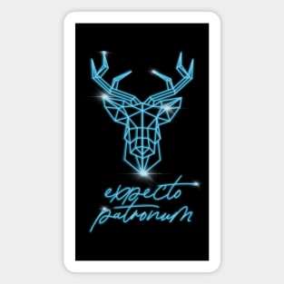 expecto patronum neon Magnet